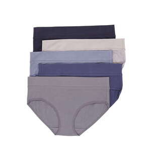 Felina Pima Cotton Hipster 5-Pack Size MediumMoody Blues / Medium